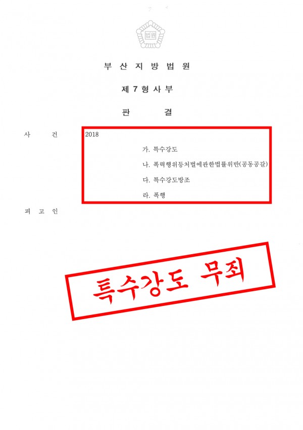 특수강도 무죄 성공사례 - 특수강도, 공동공갈, 특수강도방조, 폭행 등 혐의로 기소되었으나 무죄 이끈 성공사례 원문 자료